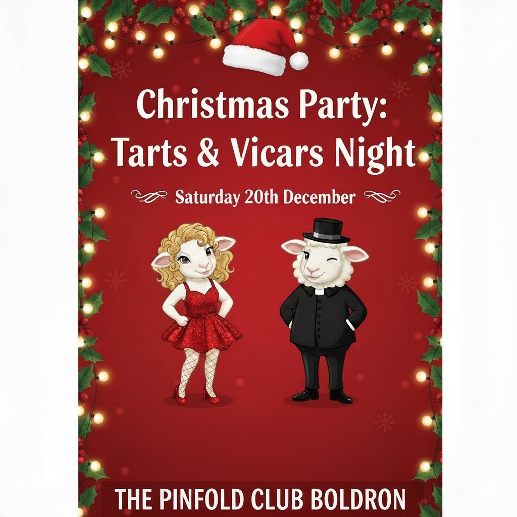 Christmas Party Tarts and Vicars theme